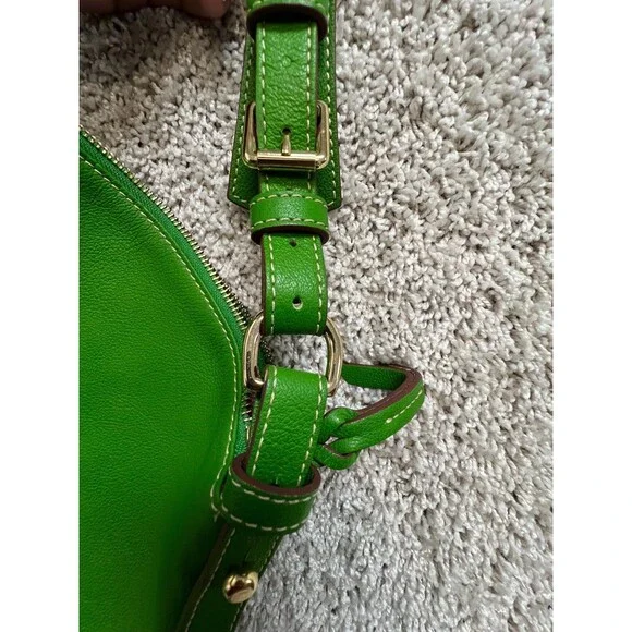 DOONEY AND BOURKE GREEN APPLE NORTH SOUTH ZIPPER SAC ORG. - Picture 9 of 12